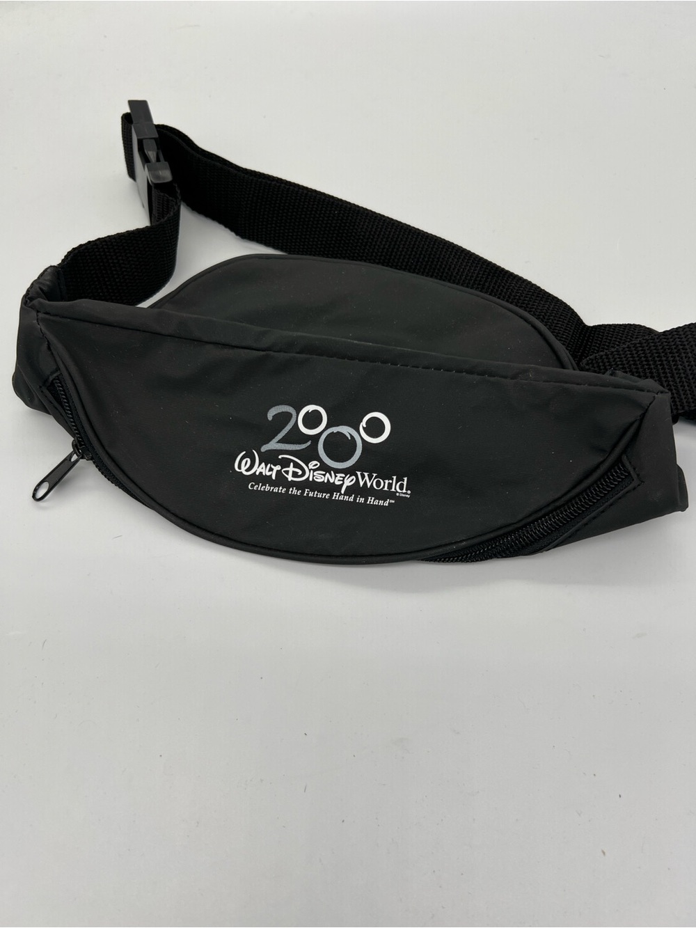 Vintage Disney 2000 Black Logo Waist / Fanny Bag/ pack